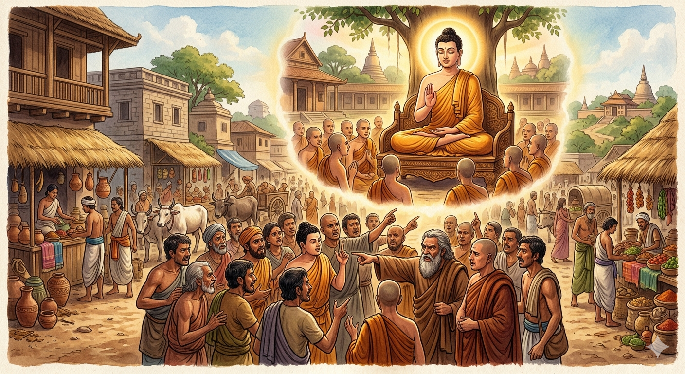 มหาชนทูลถามเรื่องพระเทวทัต